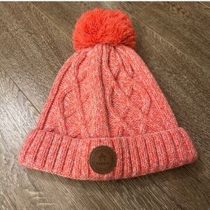 Woman Pink Pom-Pom Hat